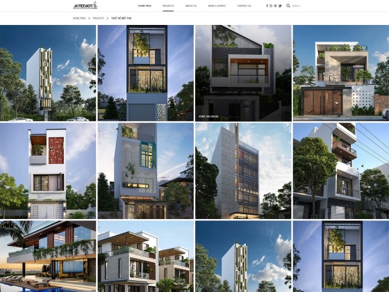 Thiết kế web Công ty thiết kế kiến trúc xây dựng An Miên