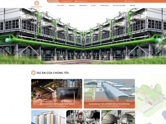 Thiết kế web Công ty TNHH Thương Mại Phú Khang
