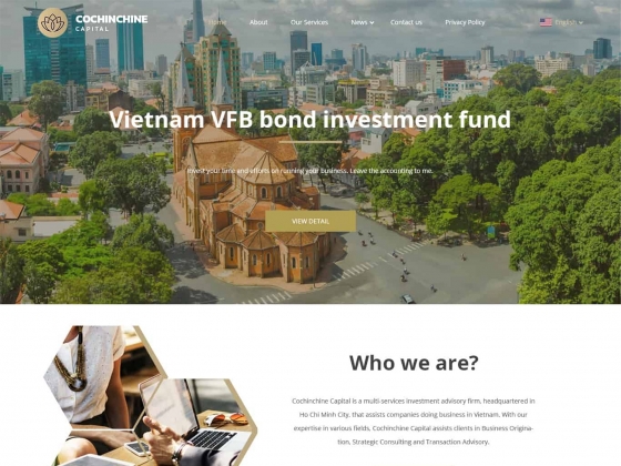Thiết kế website Công ty Cochinchine Capital